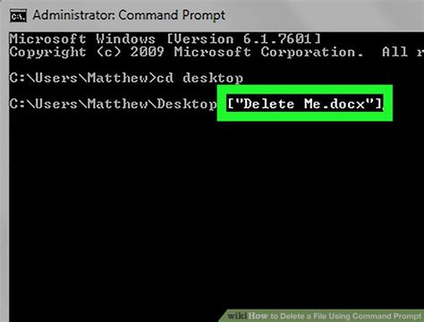 How To Delete A Directory With Files In Command Prompt