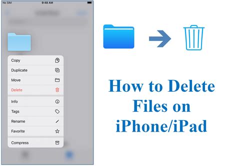 how to delete a file in word on ipad