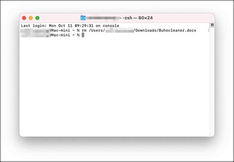 how to delete a folder on mac using terminal