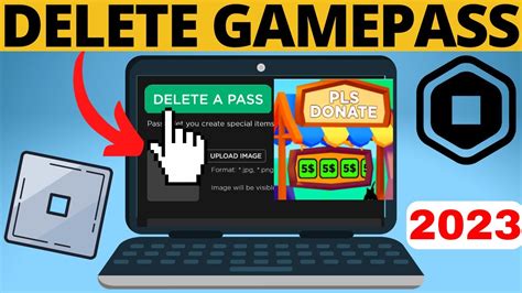 how to delete a gamepass on roblox
