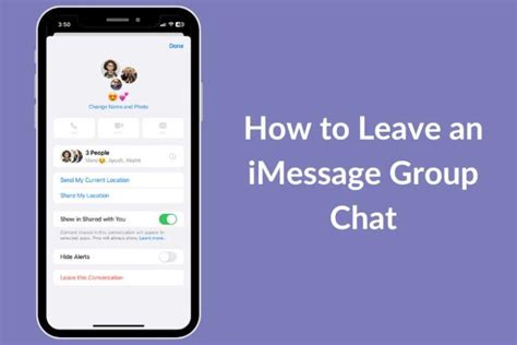 how to delete a group message on imessage