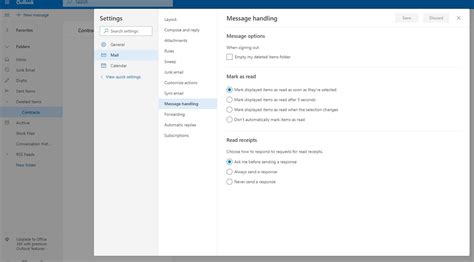 how to delete a mail folder in outlook
