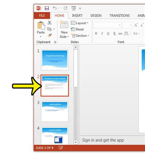 how to delete a photo from a powerpoint slide