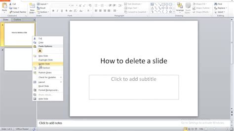 how to delete a picture in powerpoint