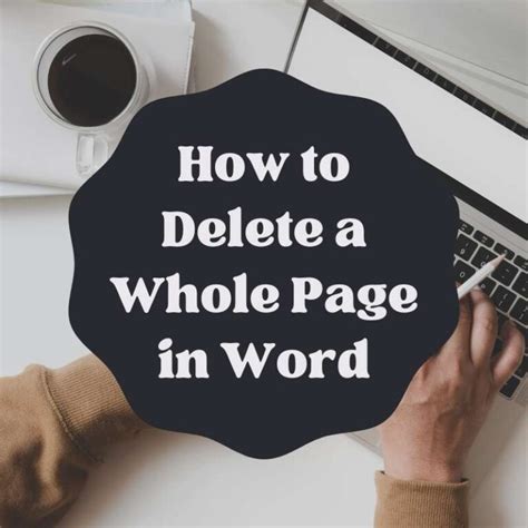 how to delete a whole page in word macbook