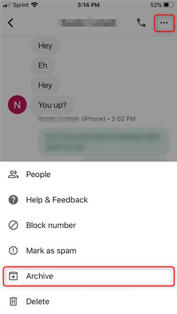 how to delete all archived text messages on android
