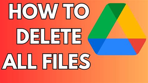 how to delete all files from google photos