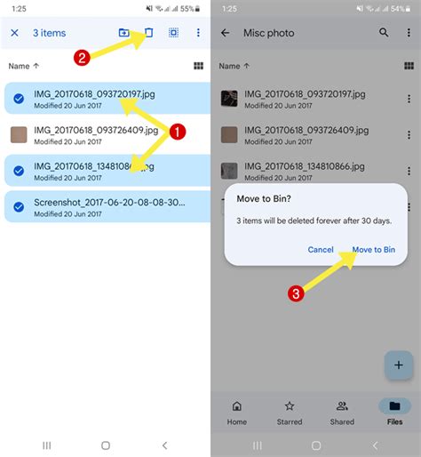 how to delete all files in google drive android