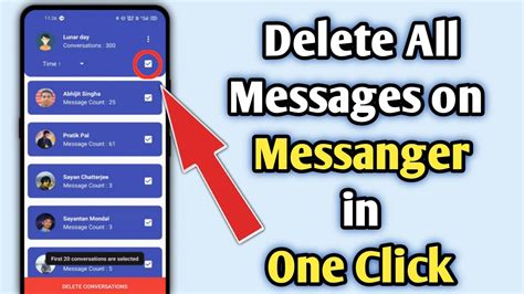 how to delete all messages in messages