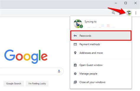 how to delete all my passwords from chrome