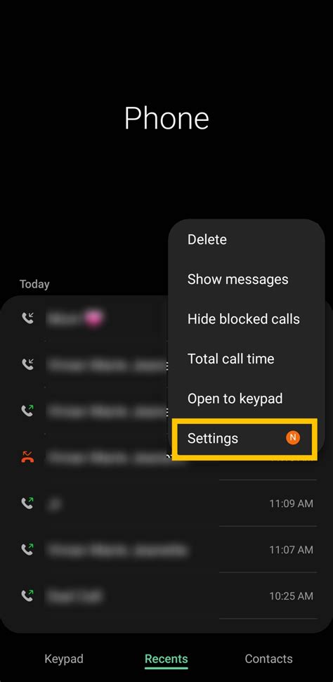 how to delete all numbers on android