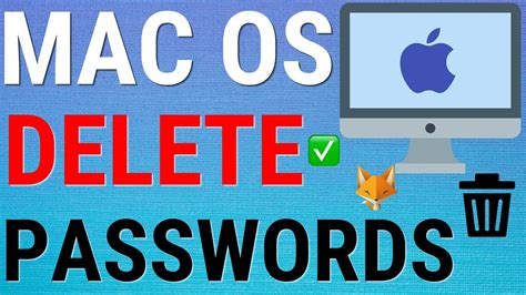 how to delete all passwords on macbook