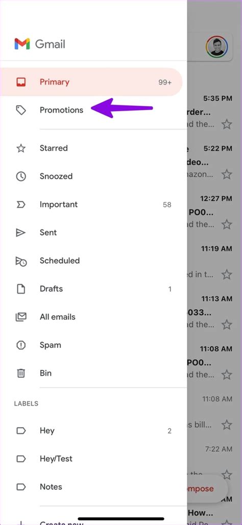 how to delete all promotions in gmail on android phone