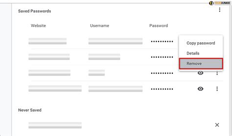 how to delete all saved passwords from chrome