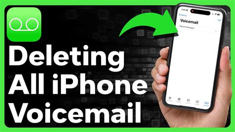 how to delete all voicemail.messages on iphone 13