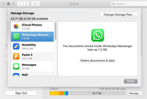 how to delete all whatsapp messages from icloud backup