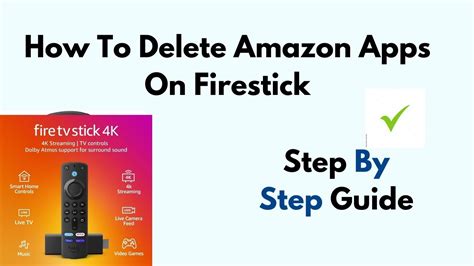 How To Delete Amazon Apps Off Firestick