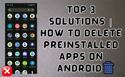 how to delete android apps pre installed
