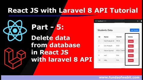 how to delete api data in react js