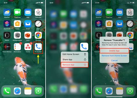 how to delete app that isn't on home screen