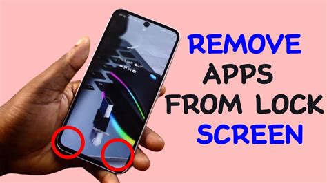 how to delete apps from lock screen