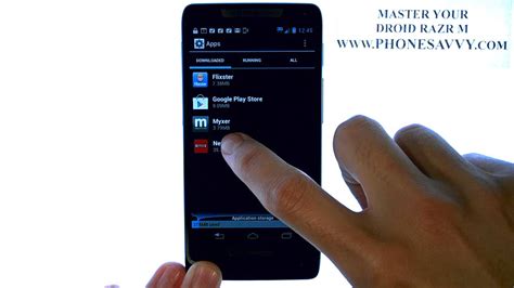 how to delete apps from motorola droid razr m