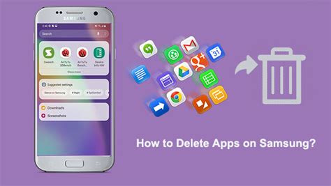 how to delete apps from samsung android