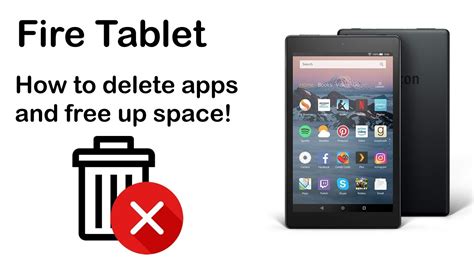 how to delete apps off amazon tablet
