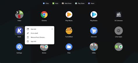 how to delete apps on chromebook without right-click