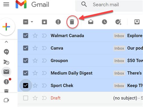 how to delete archived emails in gmail on mac