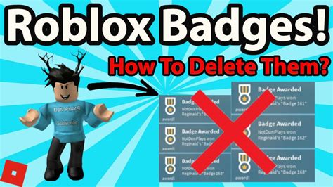 how to delete badges on roblox studio