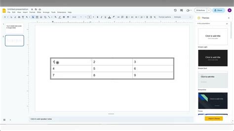 how to delete border on google slides