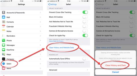 how to delete browser history on iphone google