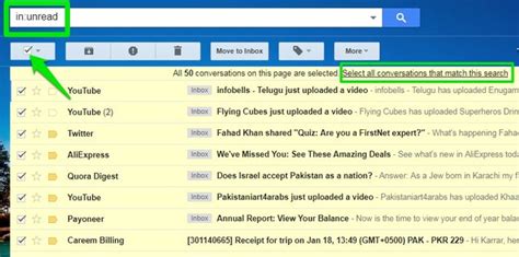 how to delete bulk emails from gmail inbox