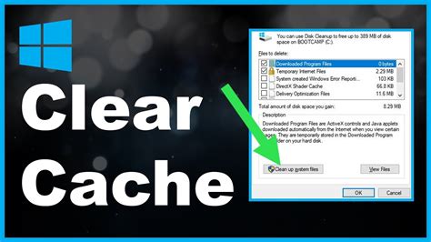 how to delete caches on pc