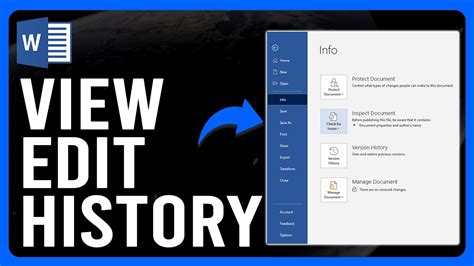 how to delete change history in word