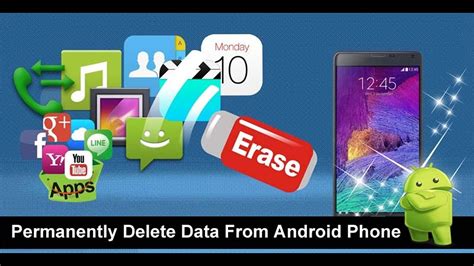 how to delete data completely from android phone