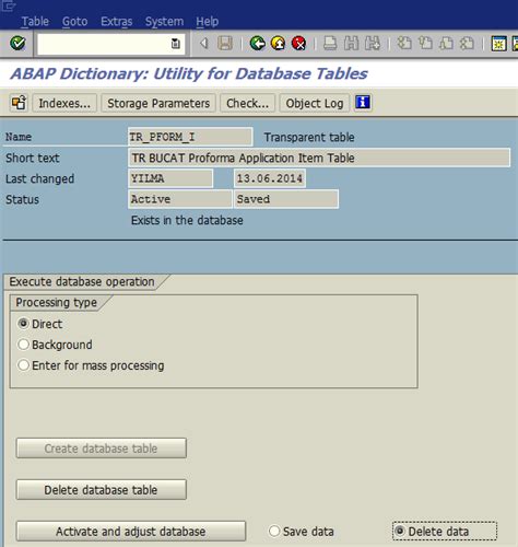 How To Delete Data From Z Table In Sap