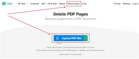 how to delete data in pdf file