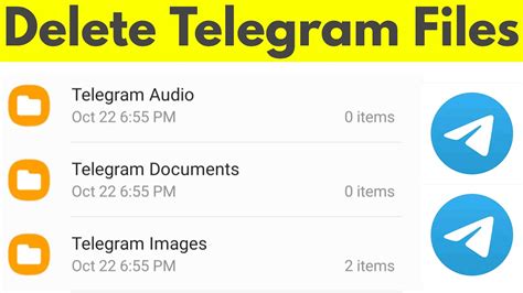 how to delete documents and data from telegram on iphone
