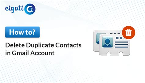 how to delete duplicate contacts in gmail account