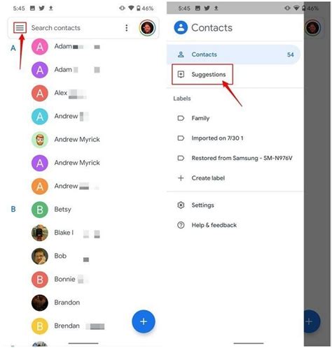 how to delete duplicate contacts in realme