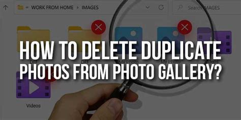 how to delete duplicate photos from gallery