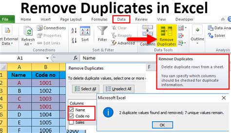 how to delete duplicate values in excel