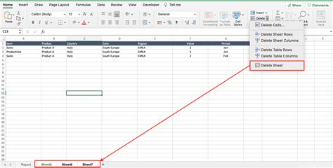 how to delete duplicates from two sheets in excel