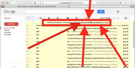 how to delete emails in gmail based on date