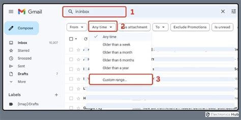 how to delete emails in gmail by date range