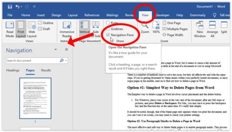 how to delete empty page in word mac