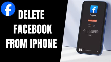 how to delete facebook from iphone 11
