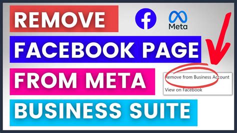 how to delete facebook meta business page